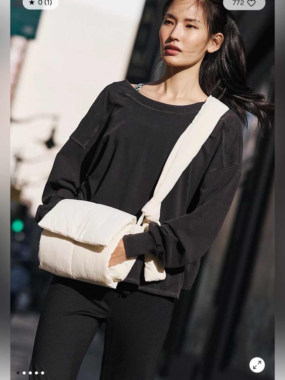 Free People FP
Movement Puffy Muff Crossbody Bag. NWT